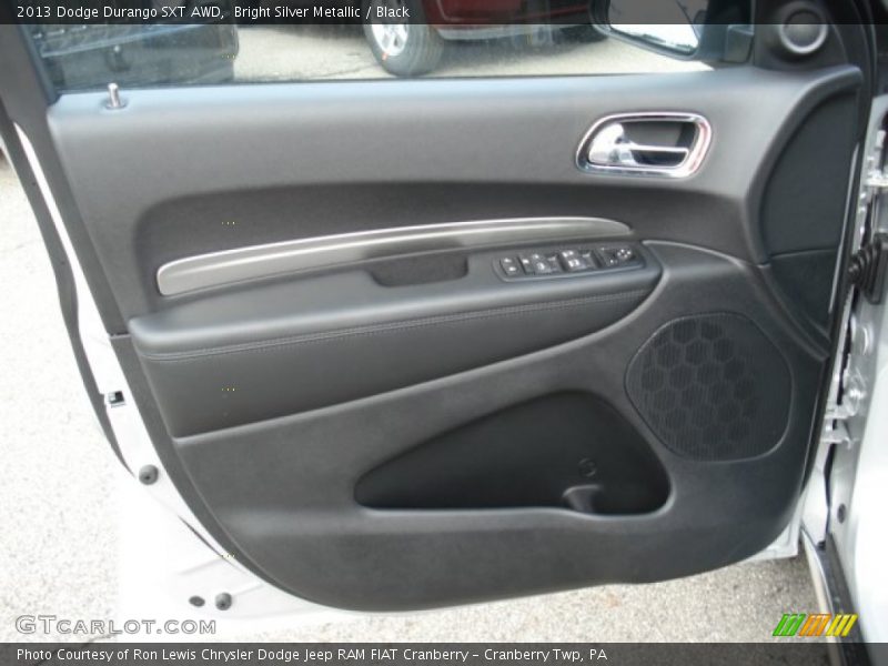 Bright Silver Metallic / Black 2013 Dodge Durango SXT AWD