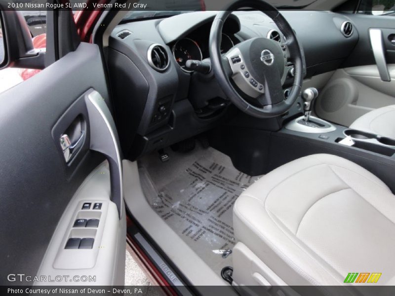 Venom Red / Gray 2010 Nissan Rogue SL AWD