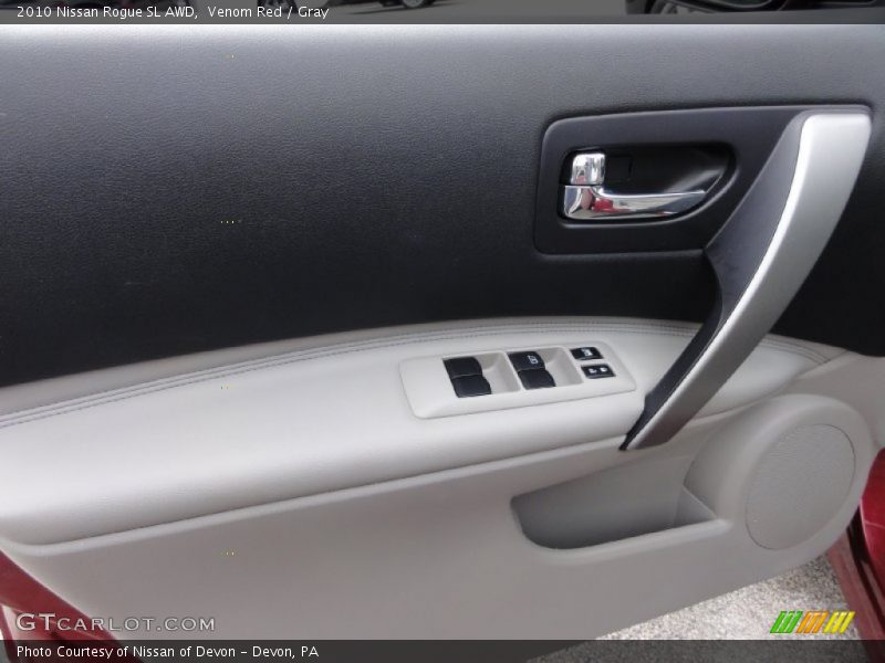 Venom Red / Gray 2010 Nissan Rogue SL AWD