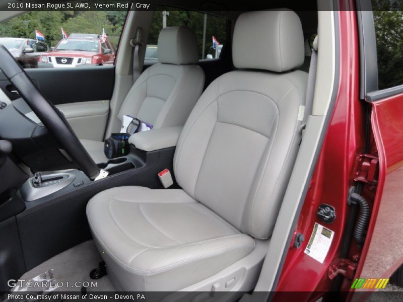 Venom Red / Gray 2010 Nissan Rogue SL AWD