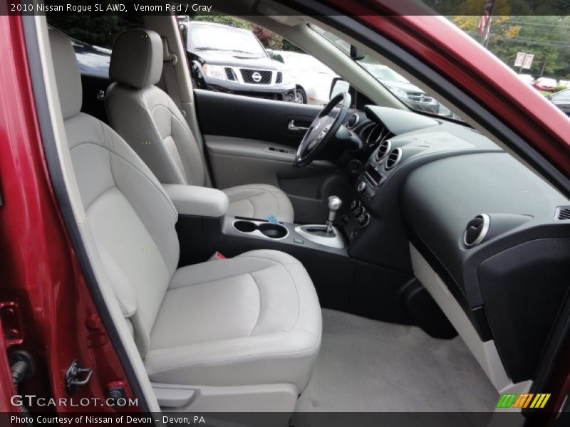 Venom Red / Gray 2010 Nissan Rogue SL AWD