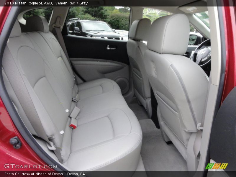 Venom Red / Gray 2010 Nissan Rogue SL AWD