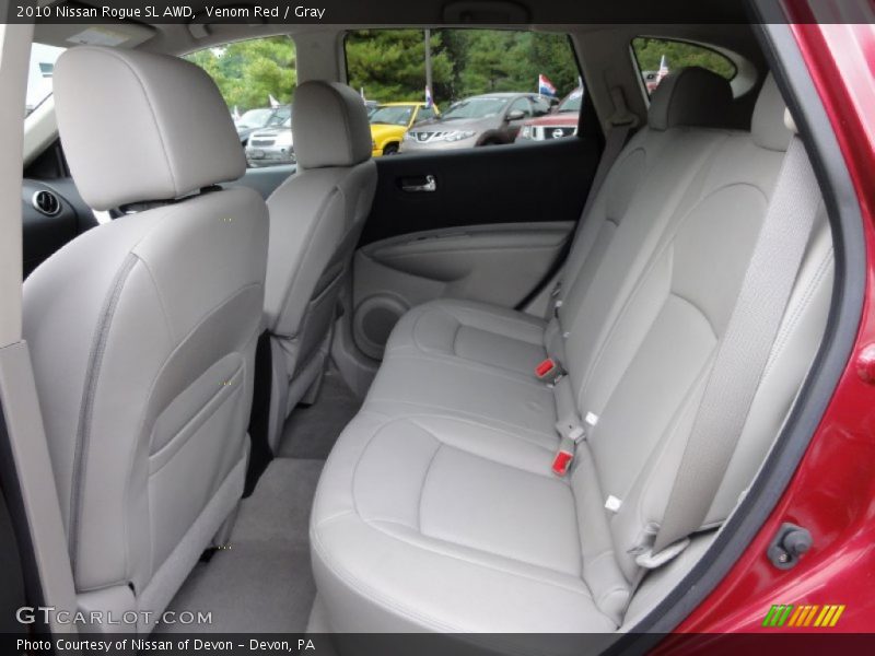 Venom Red / Gray 2010 Nissan Rogue SL AWD