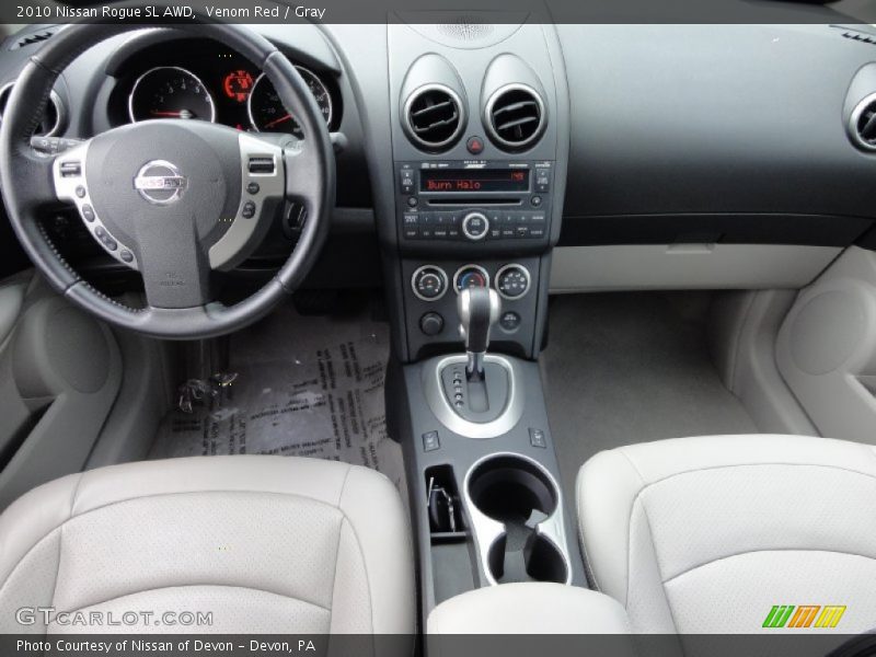 Venom Red / Gray 2010 Nissan Rogue SL AWD
