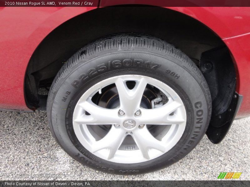 Venom Red / Gray 2010 Nissan Rogue SL AWD