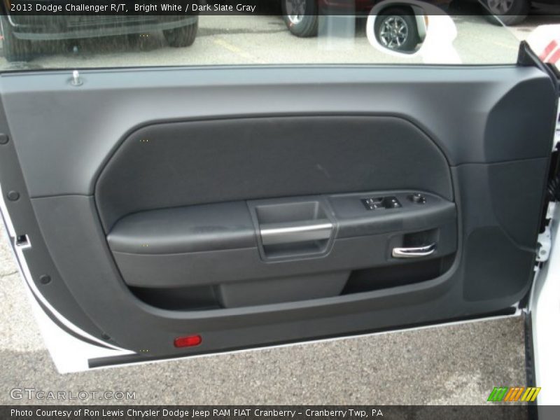 Bright White / Dark Slate Gray 2013 Dodge Challenger R/T