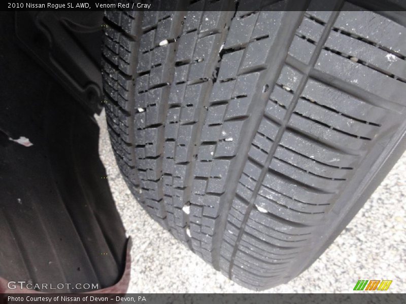 Venom Red / Gray 2010 Nissan Rogue SL AWD