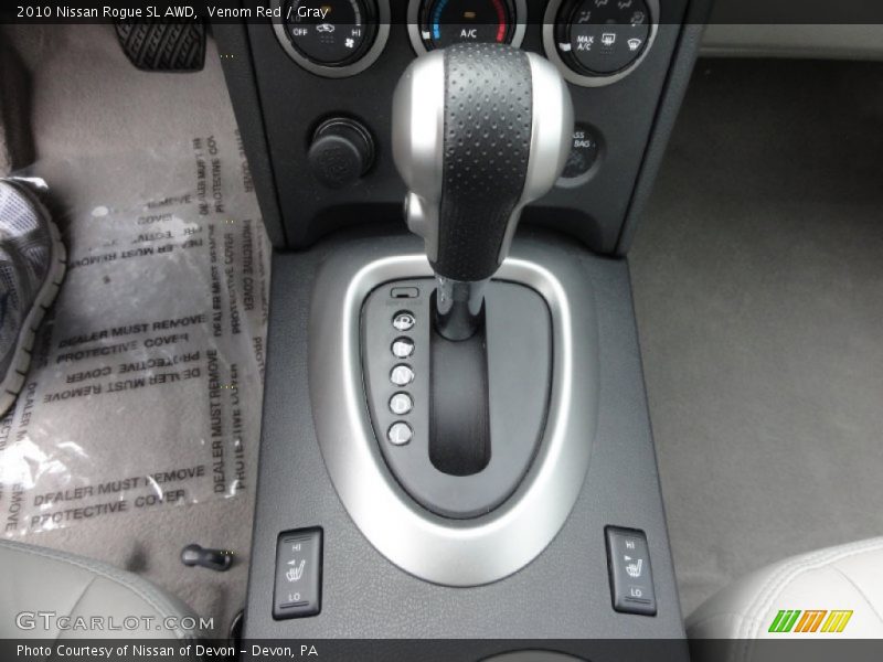 Venom Red / Gray 2010 Nissan Rogue SL AWD