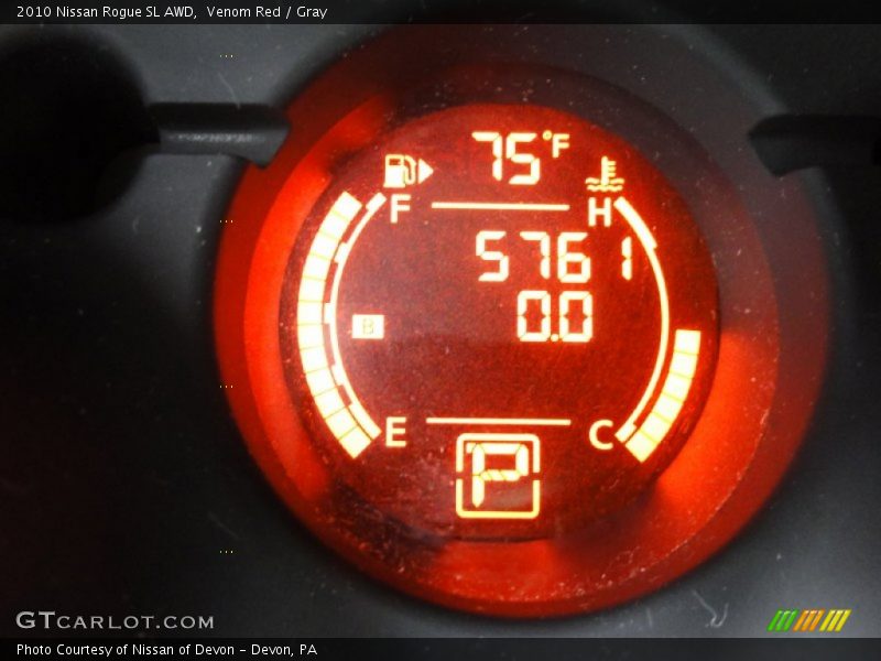 Venom Red / Gray 2010 Nissan Rogue SL AWD