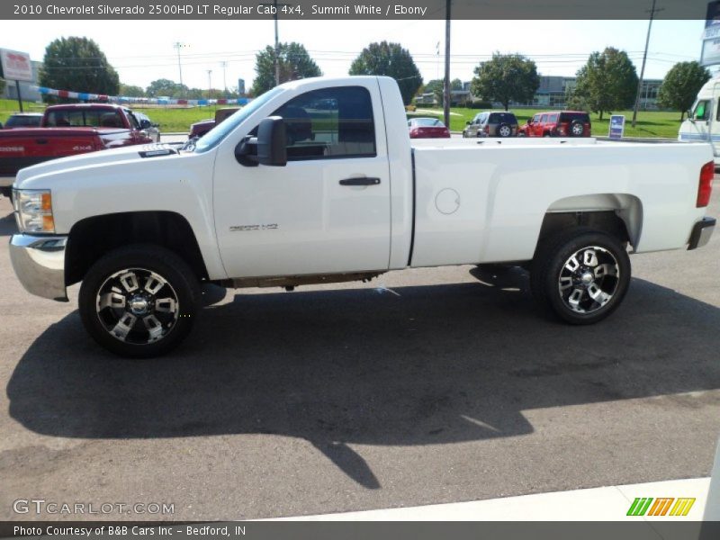 Summit White / Ebony 2010 Chevrolet Silverado 2500HD LT Regular Cab 4x4