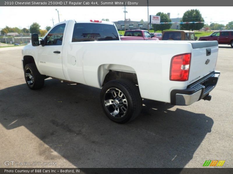 Summit White / Ebony 2010 Chevrolet Silverado 2500HD LT Regular Cab 4x4