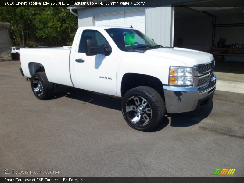 Summit White / Ebony 2010 Chevrolet Silverado 2500HD LT Regular Cab 4x4