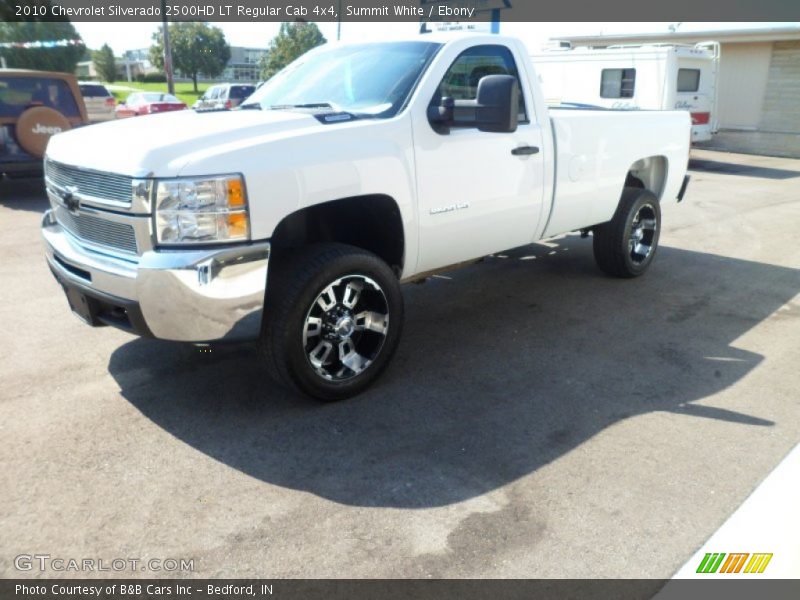 Summit White / Ebony 2010 Chevrolet Silverado 2500HD LT Regular Cab 4x4