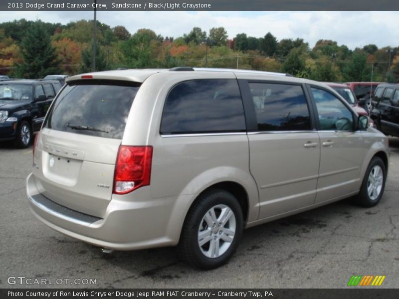 Sandstone / Black/Light Graystone 2013 Dodge Grand Caravan Crew