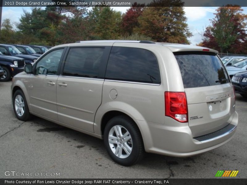 Sandstone / Black/Light Graystone 2013 Dodge Grand Caravan Crew
