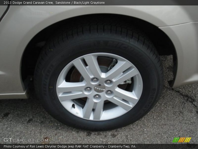 Sandstone / Black/Light Graystone 2013 Dodge Grand Caravan Crew