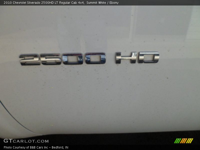 Summit White / Ebony 2010 Chevrolet Silverado 2500HD LT Regular Cab 4x4