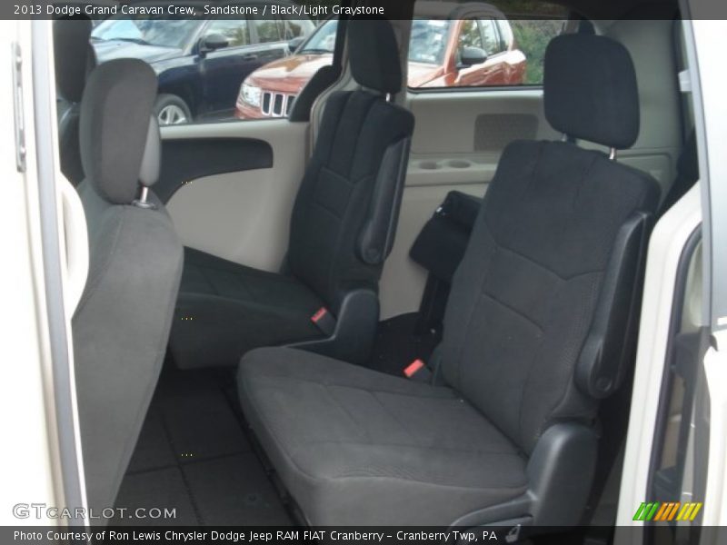 Sandstone / Black/Light Graystone 2013 Dodge Grand Caravan Crew