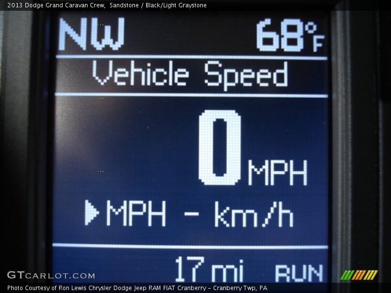Sandstone / Black/Light Graystone 2013 Dodge Grand Caravan Crew