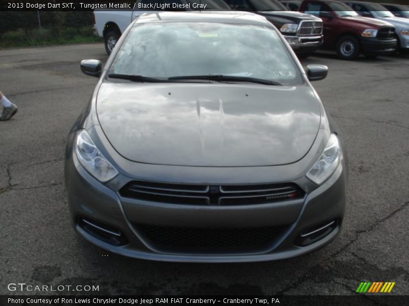 Tungsten Metallic / Black/Light Diesel Gray 2013 Dodge Dart SXT