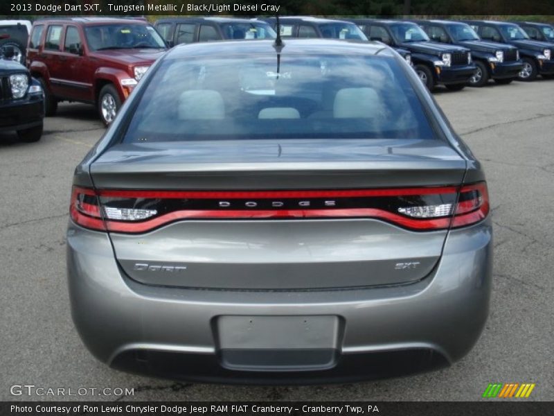 Tungsten Metallic / Black/Light Diesel Gray 2013 Dodge Dart SXT