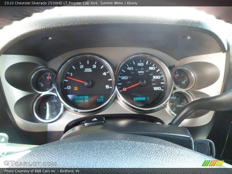 Summit White / Ebony 2010 Chevrolet Silverado 2500HD LT Regular Cab 4x4