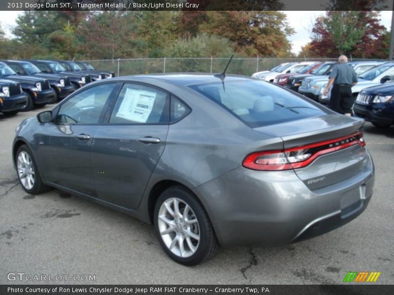 Tungsten Metallic / Black/Light Diesel Gray 2013 Dodge Dart SXT