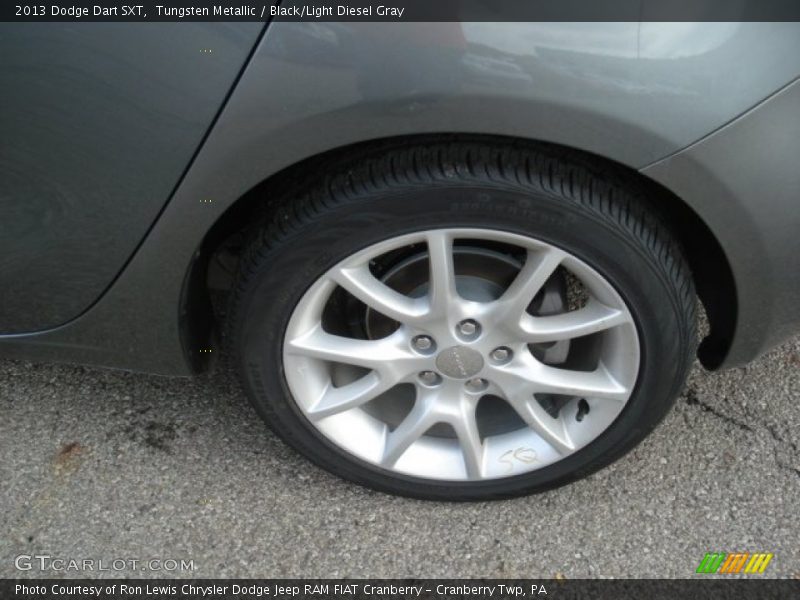 Tungsten Metallic / Black/Light Diesel Gray 2013 Dodge Dart SXT