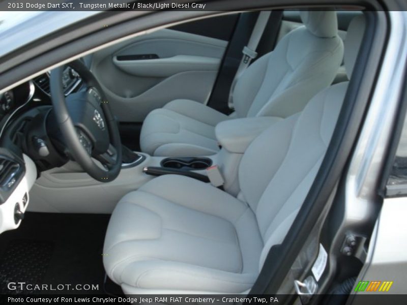 Tungsten Metallic / Black/Light Diesel Gray 2013 Dodge Dart SXT
