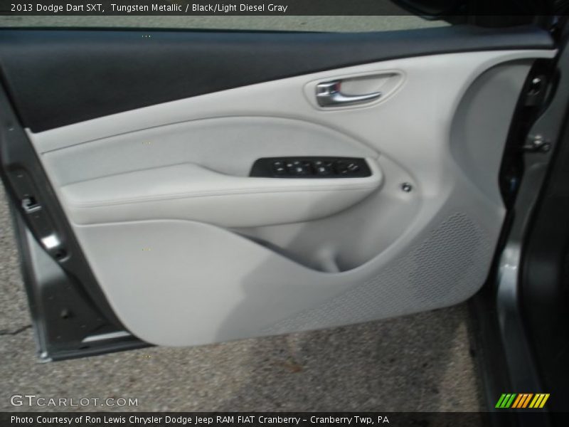 Tungsten Metallic / Black/Light Diesel Gray 2013 Dodge Dart SXT