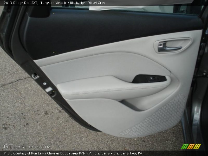 Tungsten Metallic / Black/Light Diesel Gray 2013 Dodge Dart SXT