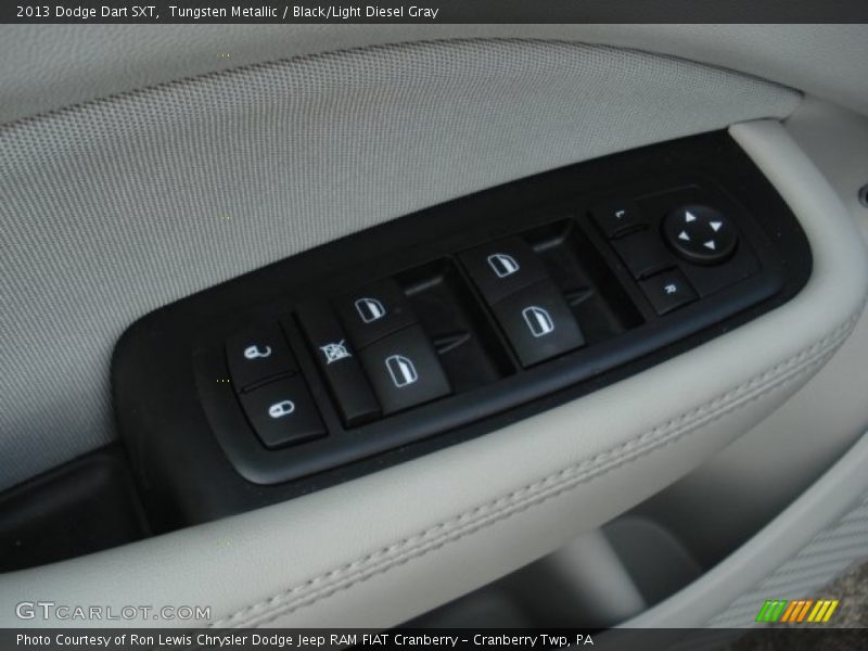 Tungsten Metallic / Black/Light Diesel Gray 2013 Dodge Dart SXT