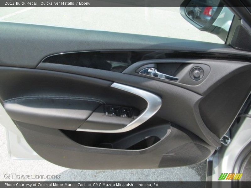 Quicksilver Metallic / Ebony 2012 Buick Regal