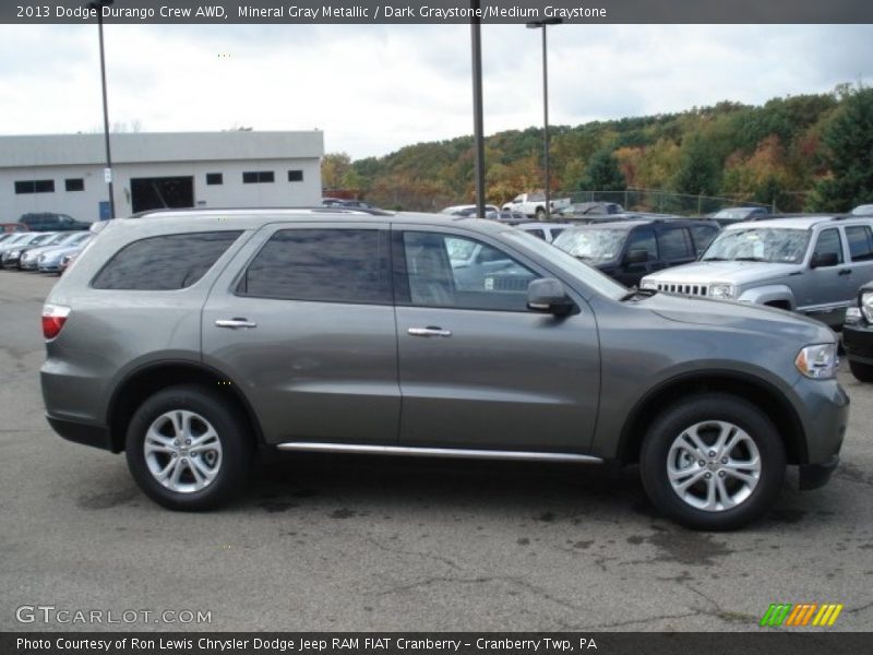 Mineral Gray Metallic / Dark Graystone/Medium Graystone 2013 Dodge Durango Crew AWD