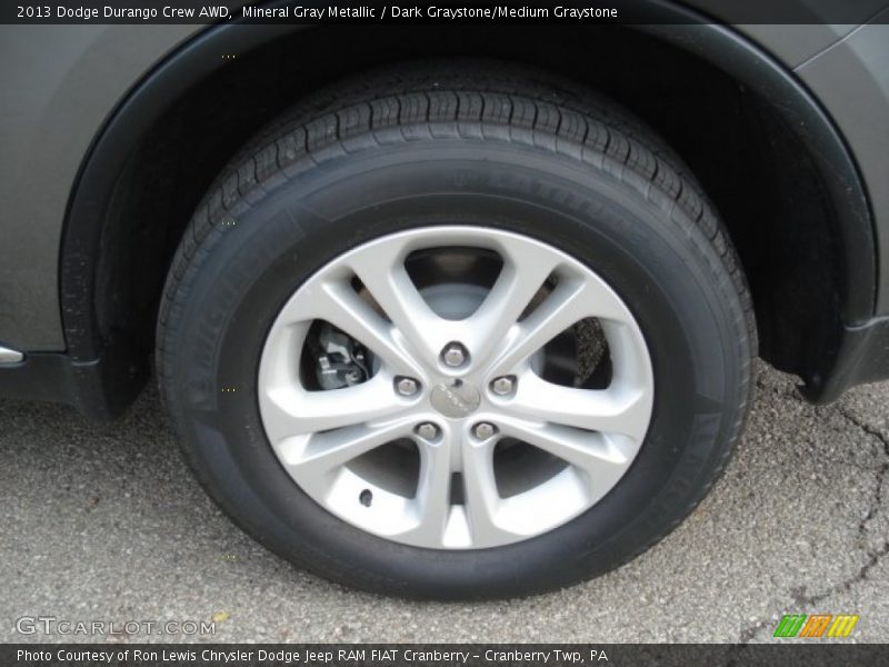 Mineral Gray Metallic / Dark Graystone/Medium Graystone 2013 Dodge Durango Crew AWD
