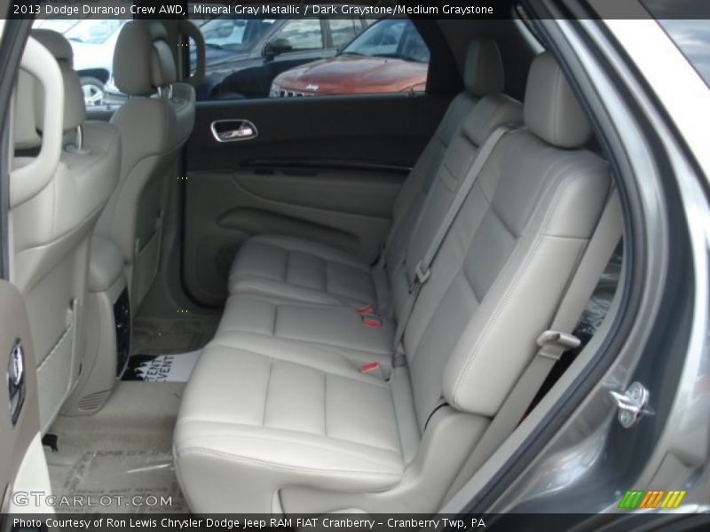 Mineral Gray Metallic / Dark Graystone/Medium Graystone 2013 Dodge Durango Crew AWD