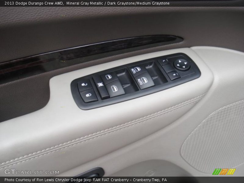 Mineral Gray Metallic / Dark Graystone/Medium Graystone 2013 Dodge Durango Crew AWD
