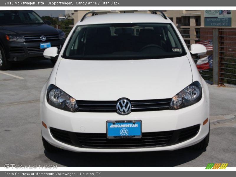 Candy White / Titan Black 2013 Volkswagen Jetta TDI SportWagen