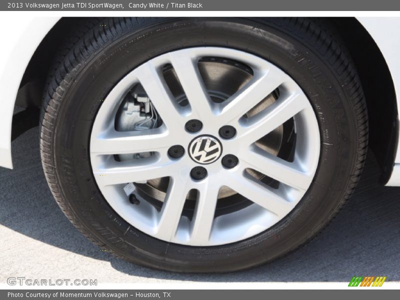 Candy White / Titan Black 2013 Volkswagen Jetta TDI SportWagen