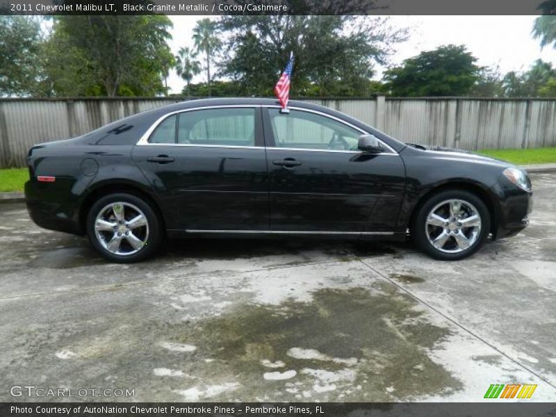 Black Granite Metallic / Cocoa/Cashmere 2011 Chevrolet Malibu LT