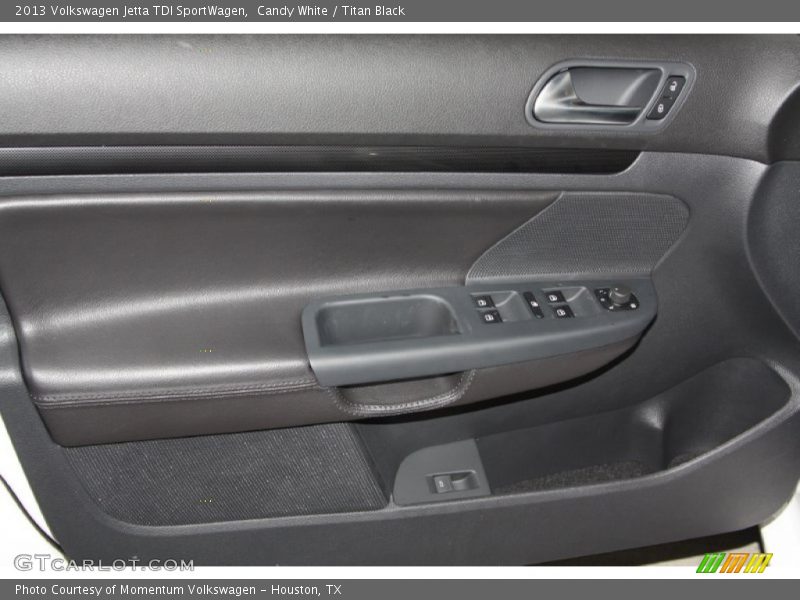 Candy White / Titan Black 2013 Volkswagen Jetta TDI SportWagen