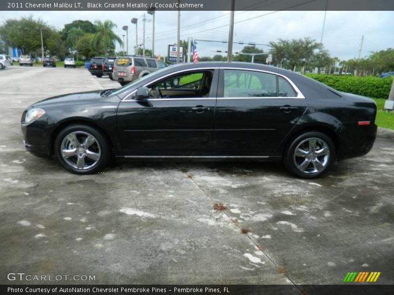 Black Granite Metallic / Cocoa/Cashmere 2011 Chevrolet Malibu LT