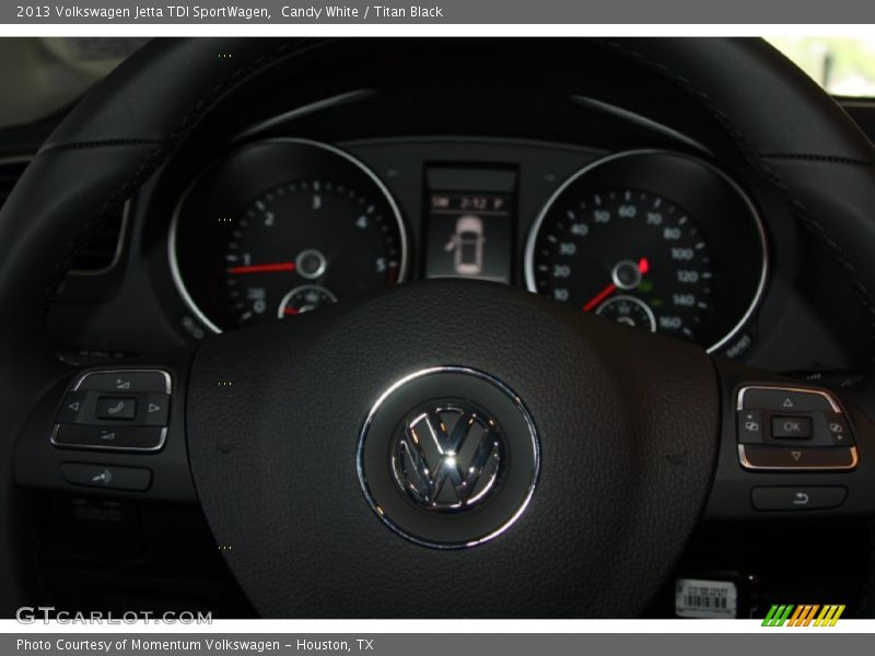 Candy White / Titan Black 2013 Volkswagen Jetta TDI SportWagen