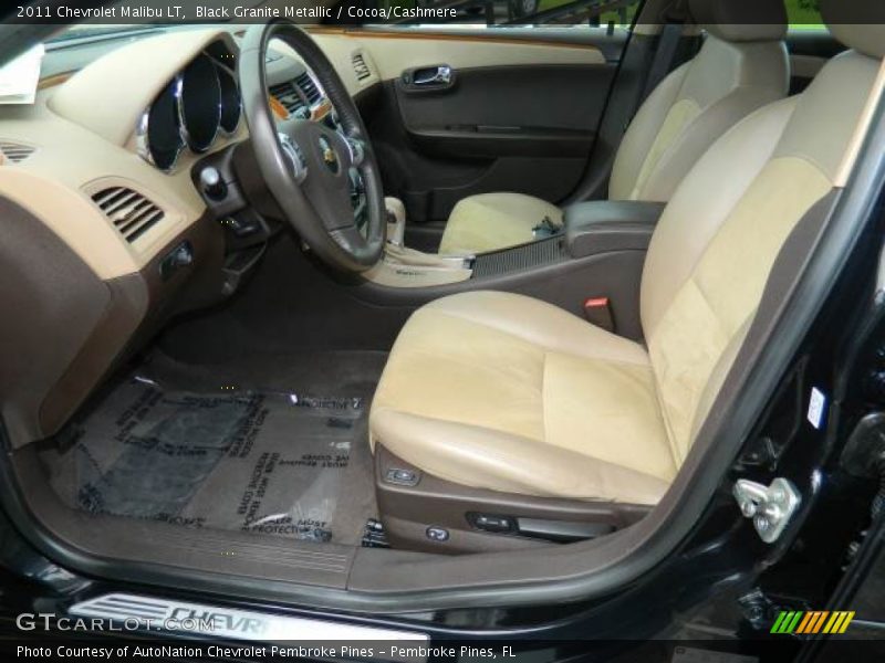 Black Granite Metallic / Cocoa/Cashmere 2011 Chevrolet Malibu LT