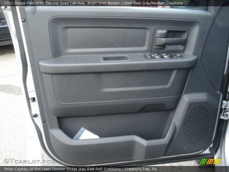 Bright Silver Metallic / Dark Slate Gray/Medium Graystone 2012 Dodge Ram 1500 Express Quad Cab 4x4