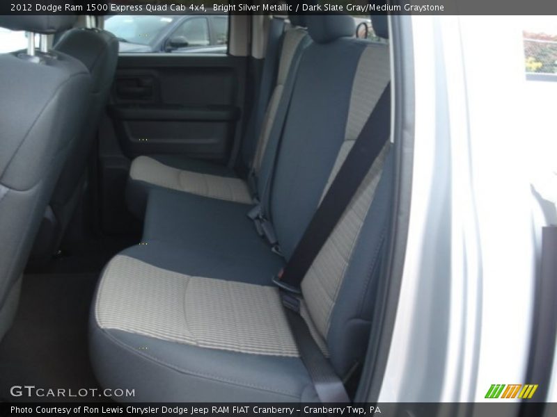 Bright Silver Metallic / Dark Slate Gray/Medium Graystone 2012 Dodge Ram 1500 Express Quad Cab 4x4