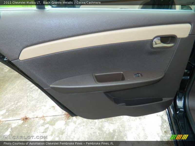 Black Granite Metallic / Cocoa/Cashmere 2011 Chevrolet Malibu LT