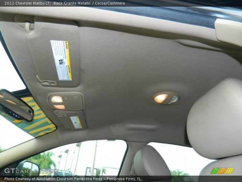 Black Granite Metallic / Cocoa/Cashmere 2011 Chevrolet Malibu LT