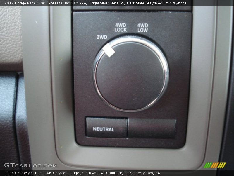 Bright Silver Metallic / Dark Slate Gray/Medium Graystone 2012 Dodge Ram 1500 Express Quad Cab 4x4