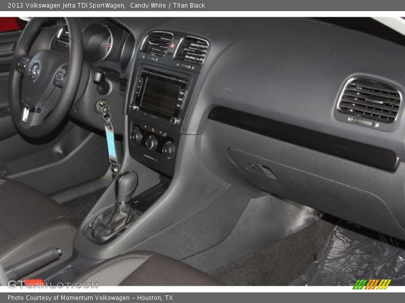 Candy White / Titan Black 2013 Volkswagen Jetta TDI SportWagen